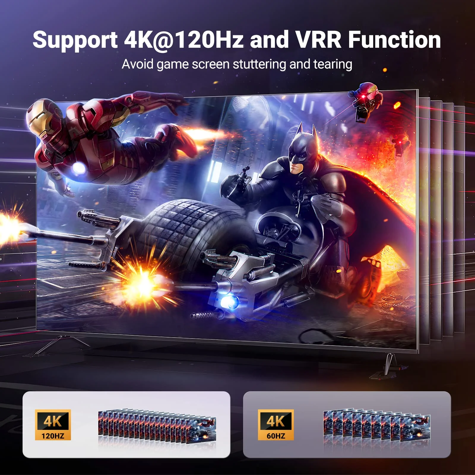 UGREEN 3-IN-1 Out 4K@120Hz HDMI 2.1 Switch - Image 3
