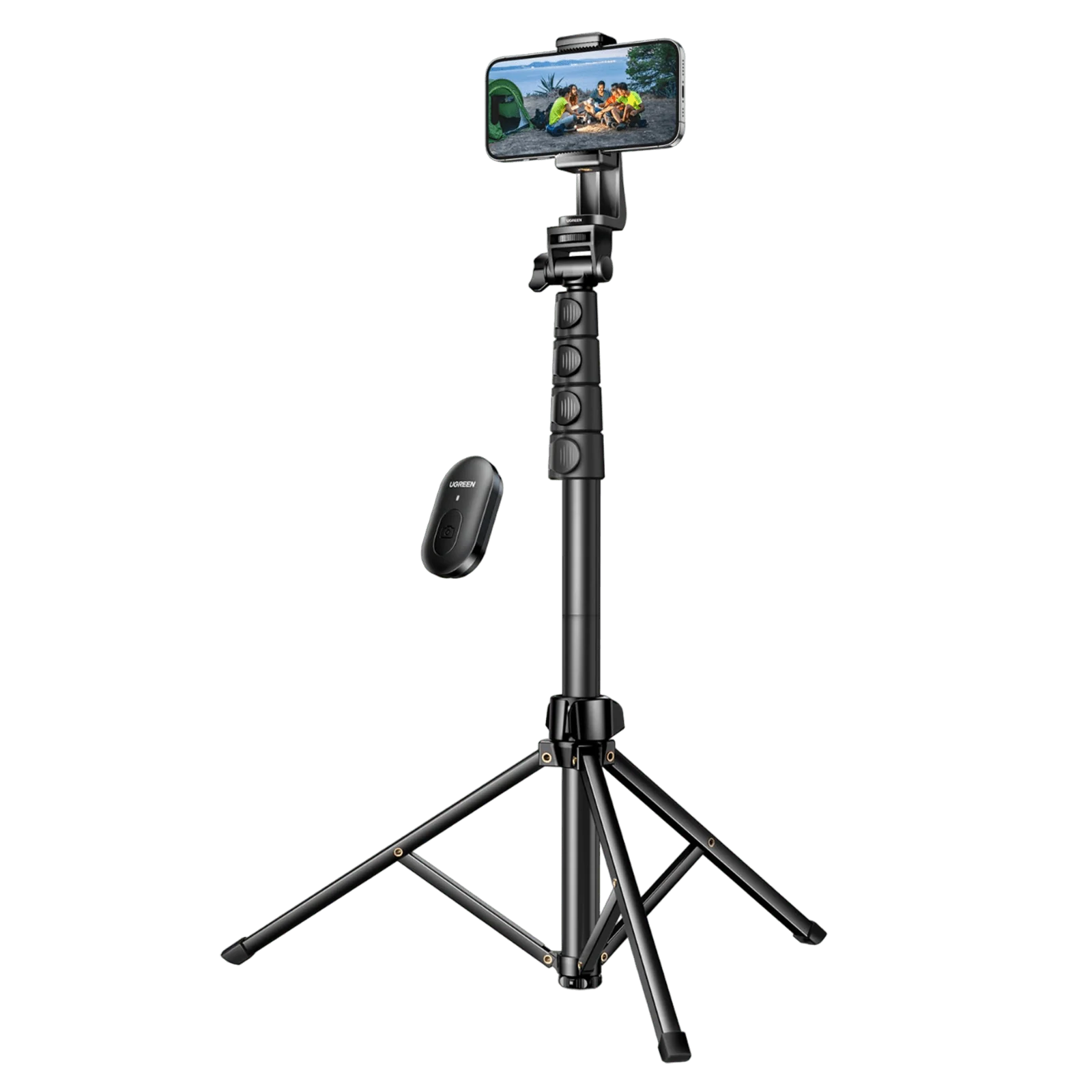 UGREEN 70 inch Aluminum Phone Tripod with Bluetooth Remote