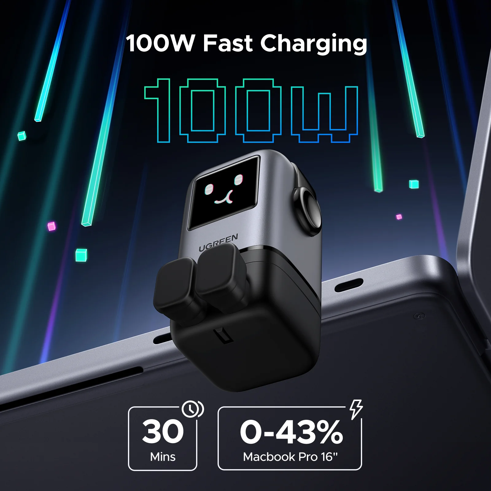 UGREEN Uno 100W 4-Port Charger - Image 2