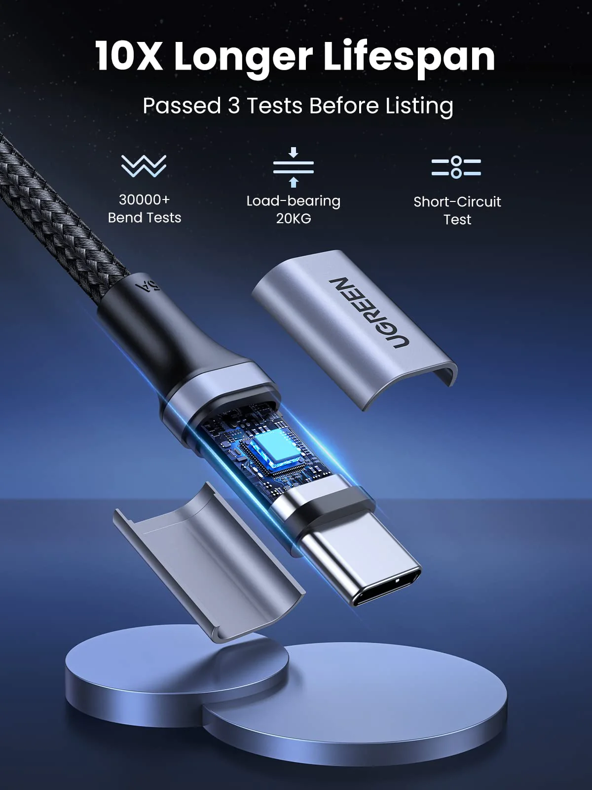 UGREEN Bundle Sale: Revodok 5-IN-1 Hub+100W USB-C Cable (1.6ft) - Image 4