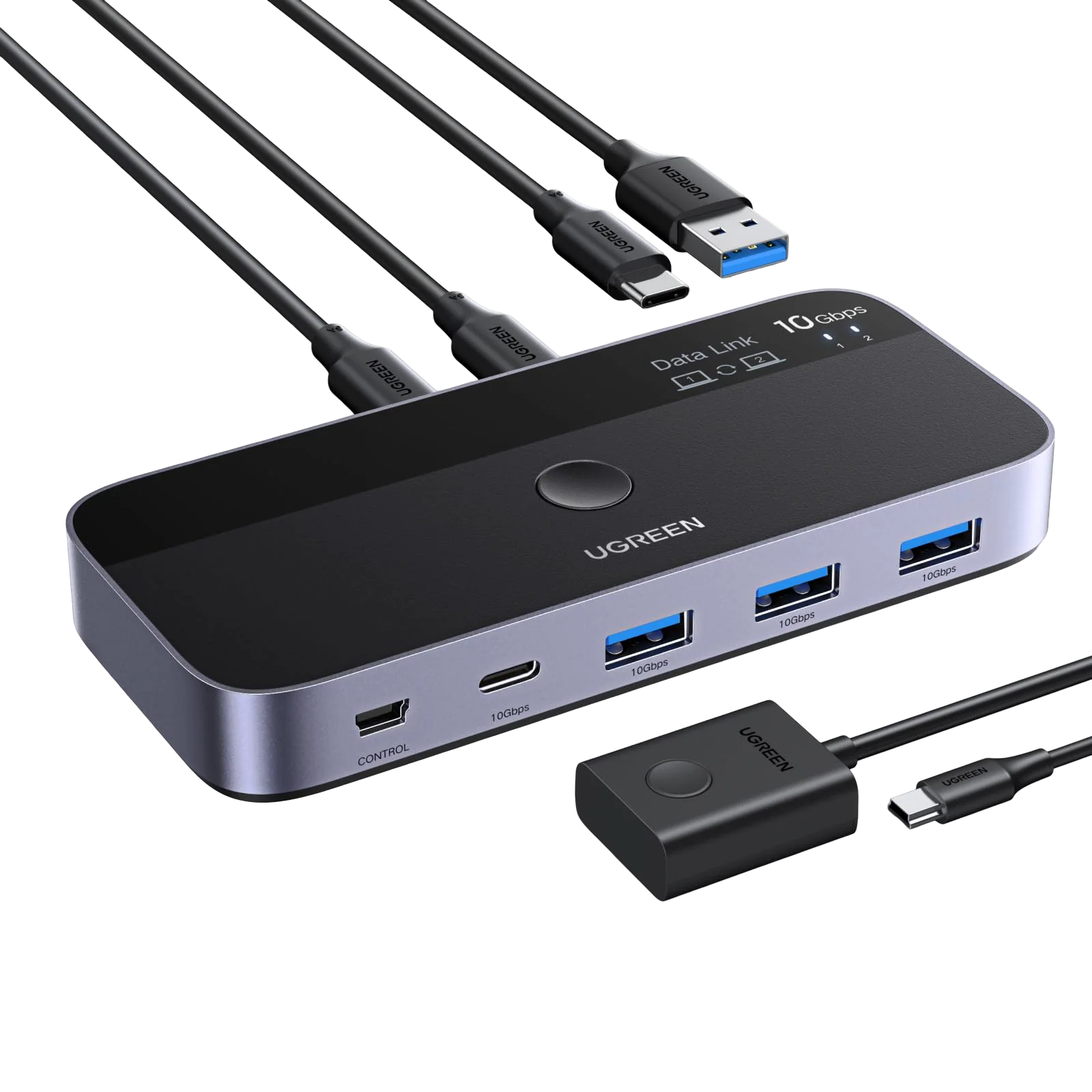 UGREEN USB-C Switch (2-in-4-out, 10Gbps)