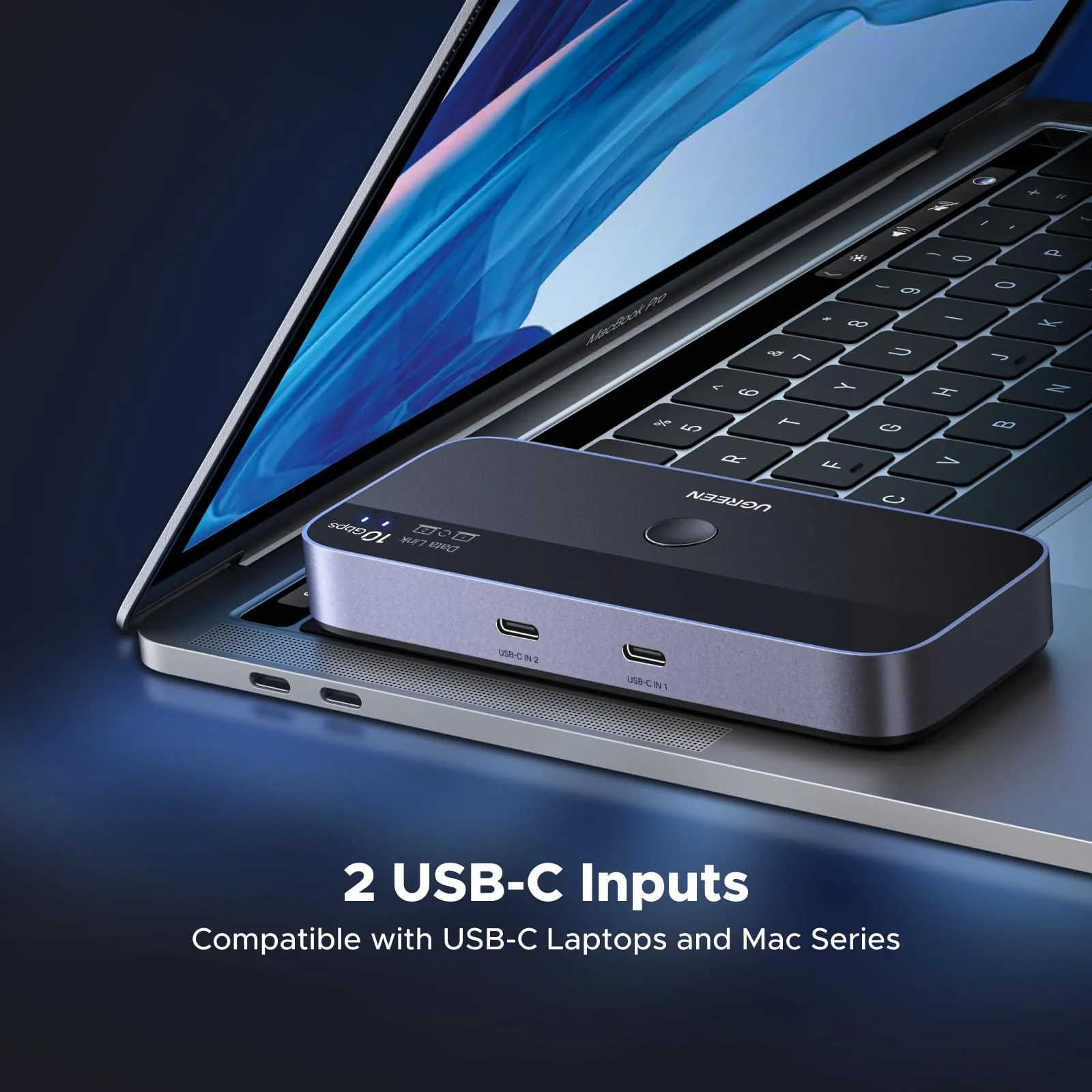UGREEN USB-C Switch (2-in-4-out, 10Gbps) - Image 6
